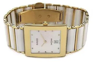 Rado Integral R20281942 28mm Yellow gold and Stainless steel White