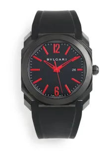 Bulgari Octo 102738 DLC coated stainless steel