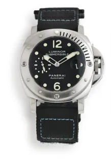 Panerai Submersible PAM 00024 Stainless steel Black