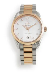 Omega Aqua Terra 220.20.38.20.55.001 18k Gold and Stainless steel White