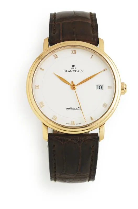 Blancpain Villeret 6223-3642-55 37.5mm 18k Gold White