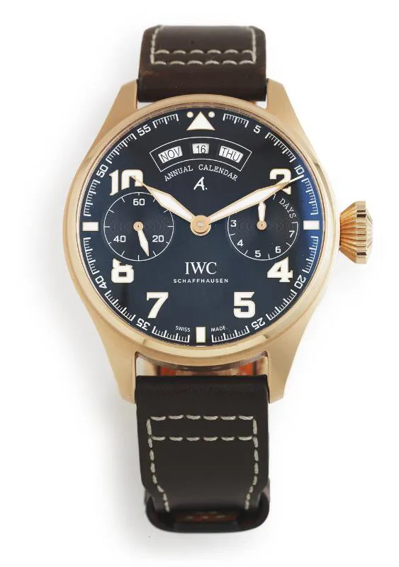 IWC Big Pilot IW502706 46.2mm 18k rose gold Brown