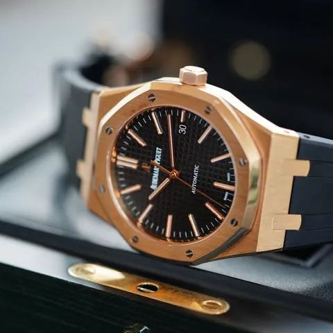 Audemars Piguet Royal Oak 15400OR.OO.D002CR.01 41mm Rose gold Black 3