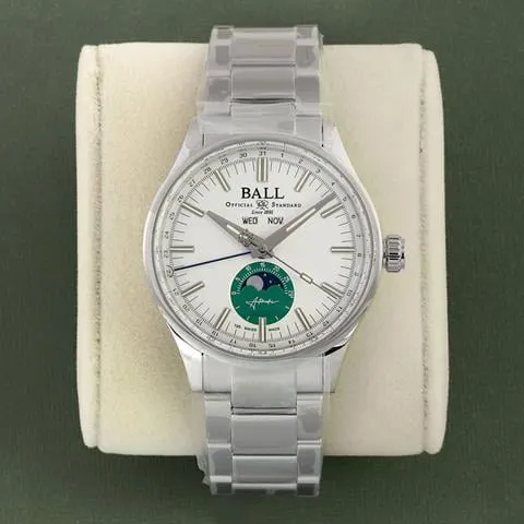 Ball Engineer II NM3016C-S1J-WHGR 40mm Stainless steel White