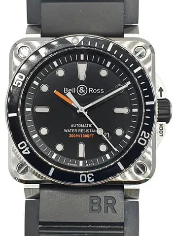 Bell & Ross BR 03-92 Steel BR-03-92-DIVER 42mm Stainless steel Black