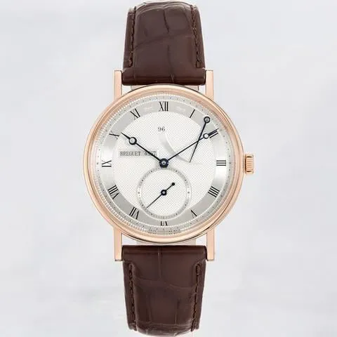 Breguet Classique 5277BR/12/9V6 38mm Rose gold Silver