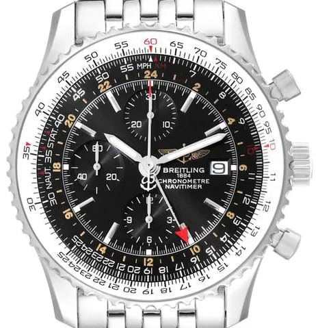 Breitling Navitimer A24322 46mm Stainless steel Black