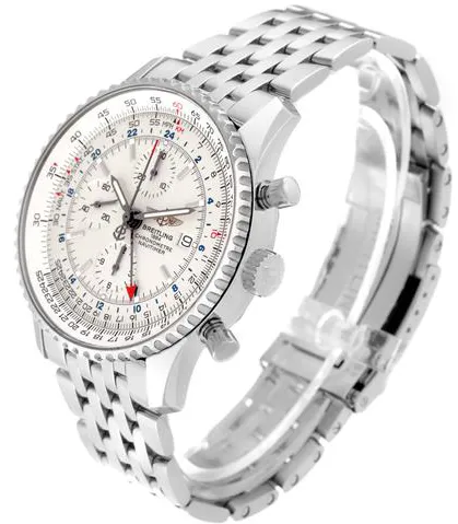 Breitling Navitimer World A2432212/G571 46mm Stainless steel White 4