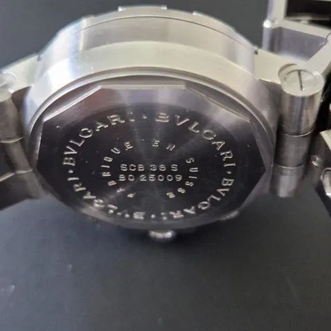 Bulgari Diagono SC38S 38mm Stainless steel Black 7