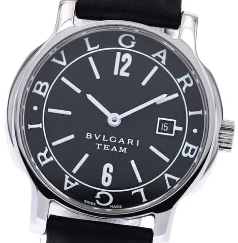 Bulgari Solotempo ST29S 29mm Stainless steel Black