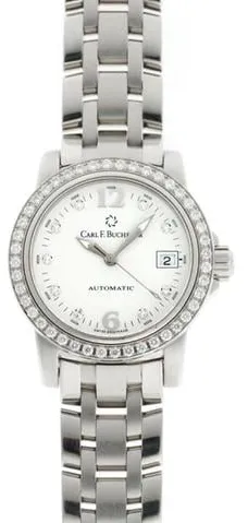 Carl F. Bucherer Patravi 00.10621.08.24.31 28mm Stainless steel White