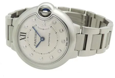 Cartier Ballon Bleu 33mm WE902074 33mm Stainless steel Silver 1