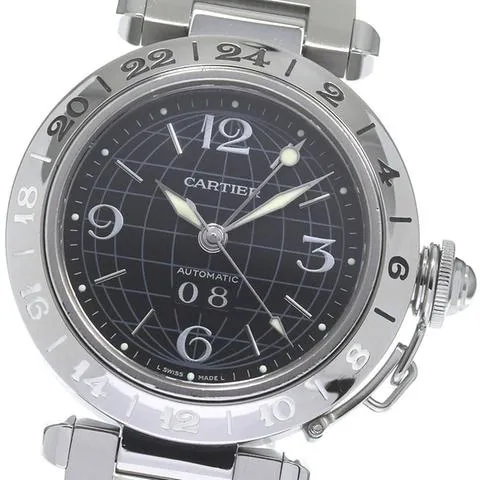 Cartier Pasha C W31049M7 35mm Stainless steel Black