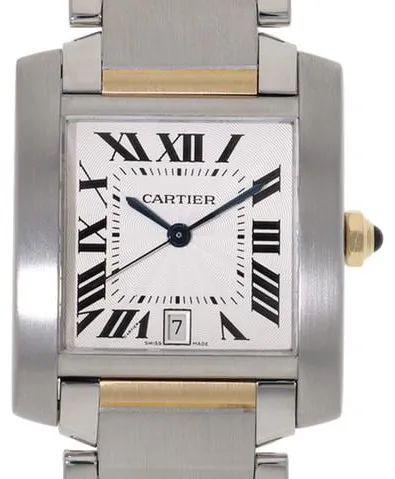 Cartier Tank Française W51005Q4 28mm  YG Silver