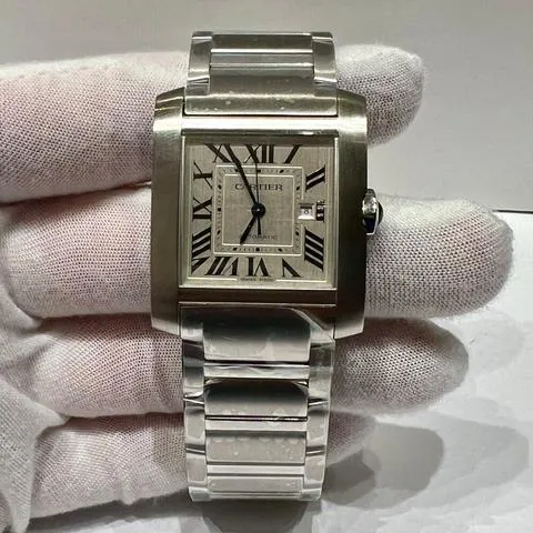 Cartier Tank Française WSTA0067 36.5mm Stainless steel Silver