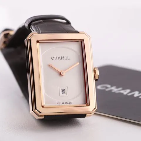 Chanel Boy-Friend H4313 26.5mm Yellow gold White 7