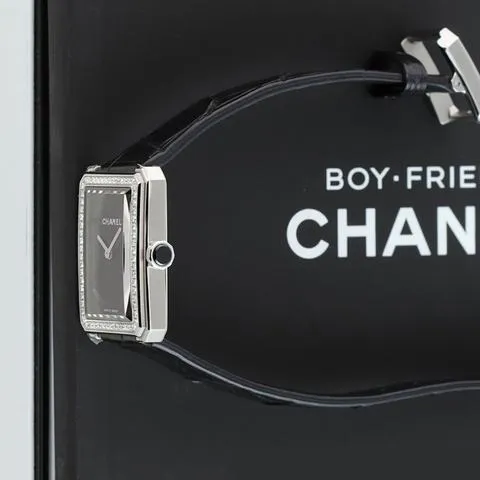 Chanel Boy-Friend H4883 21.5mm Stainless steel Black 2