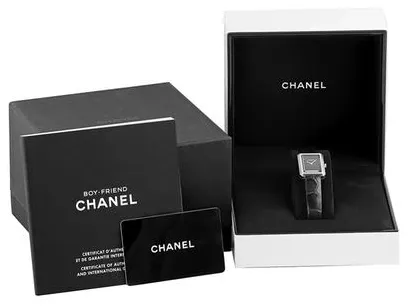 Chanel Boy-Friend H4883 21.5mm Stainless steel Black 7