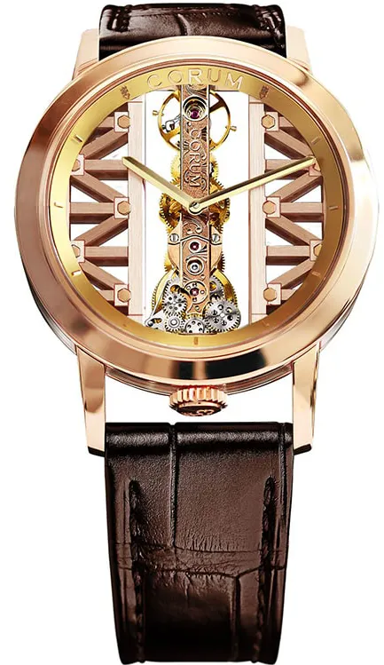 Corum Golden Bridge B113/03010 43mm Rose gold Skeletonized