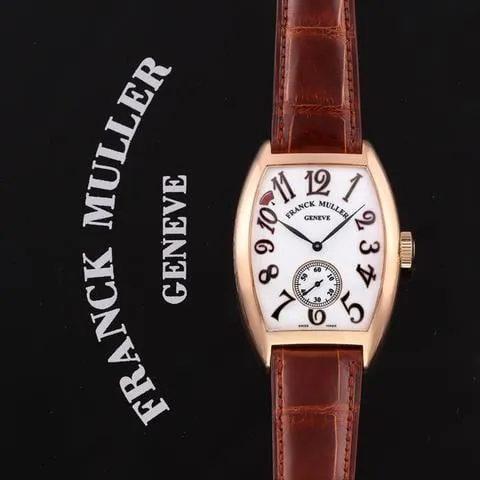 Franck Muller Cintree Curvex 7885 B S6 PR EMA 5N 52mm Rose gold White