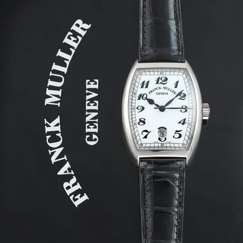 Franck Muller Cintree Curvex 7851 SC DT VIN WG 48.7mm White gold White