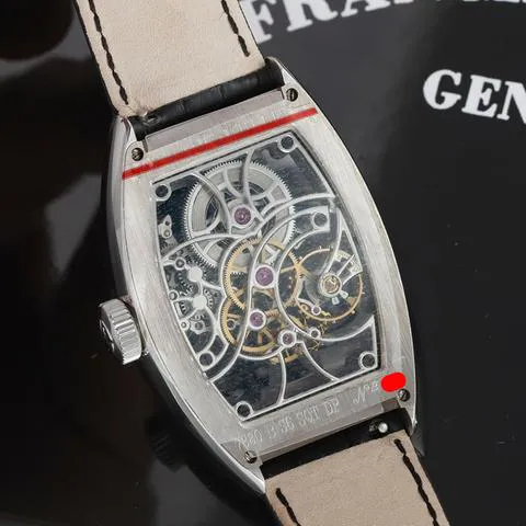 Franck Muller Cintree Curvex 7880 B S6 SQT DP WG 50.4mm White gold Skeletonized 1