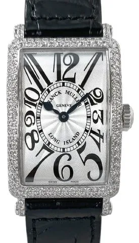 Franck Muller Long Island 902 QZ D 32mm White gold Silver