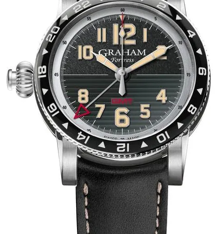 Graham 2FOBC.B02A 44mm Stainless steel Black