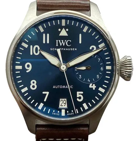 IWC Big Pilot IW500916 46mm Stainless steel Blue