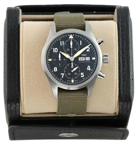 IWC Pilot IW387901 41mm Stainless steel Black