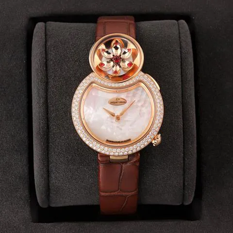 Jaquet Droz Lady 8 J032003270 35mm Rose gold White