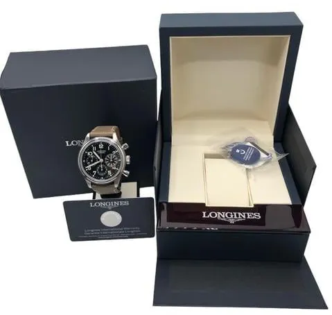 Longines Heritage L2.816.4.53.2 41mm Stainless Black 7