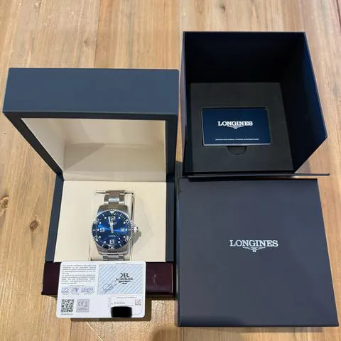 Longines HydroConquest L3.781.4.96.6 41mm Stainless steel Blue