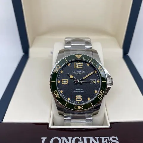 Longines HydroConquest L37814056 41mm Stainless steel Black