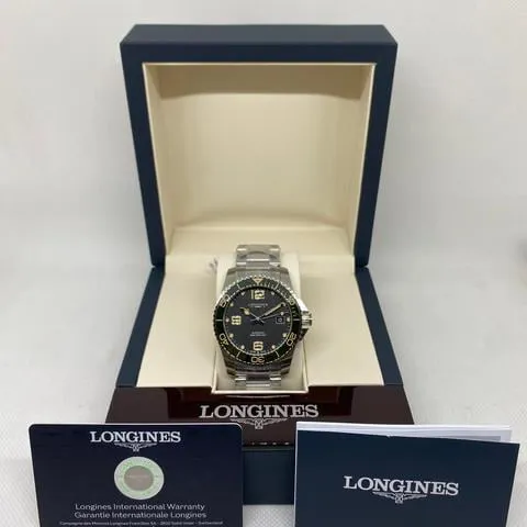 Longines HydroConquest L37814056 41mm Stainless steel Black 1