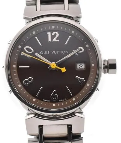 Louis Vuitton Q1211 28mm Stainless steel Brown