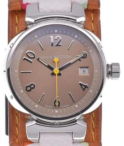 Louis Vuitton Q1212 28mm Stainless steel Brown