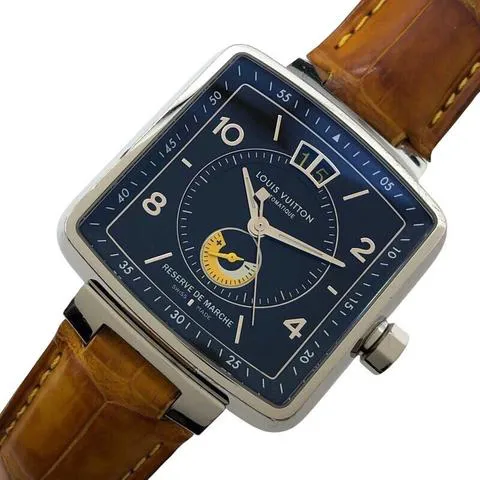 Louis Vuitton Q269G 37mm Stainless Blue