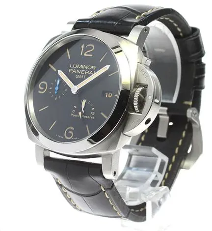 Panerai Luminor 1950 3 Days GMT Power  PAM 01321 44mm Stainless steel Black 2