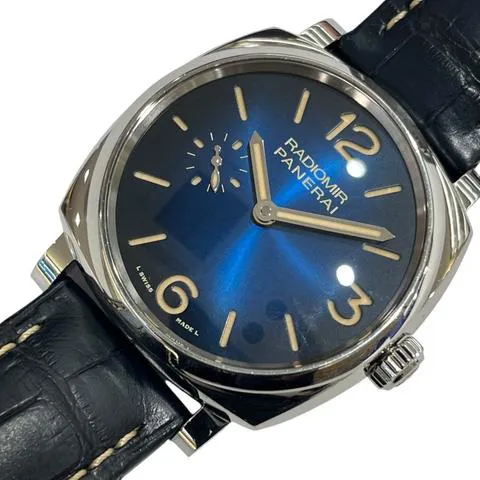 Panerai Luminor Base PAM 01144 42mm Stainless steel Blue