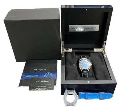 Panerai Luminor Base PAM 01144 42mm Stainless steel Blue 7