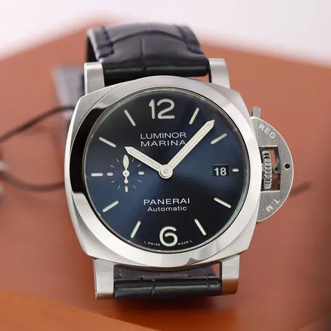 Panerai Luminor PAM 01270 40mm Stainless steel Blue 8