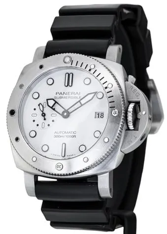 Panerai Submersible PAM02223 42mm Stainless steel White 3