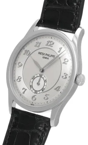 Patek Philippe Calatrava 5196P-001 37mm Platinum Silver 1