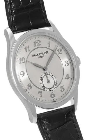 Patek Philippe Calatrava 5196P-001 37mm Platinum Silver 2