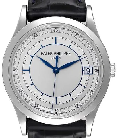 Patek Philippe Calatrava 5296G-001 38mm White gold Silver