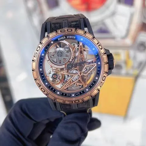 Roger Dubuis Excalibur RDDBEX0722 Rose gold Skeletonized