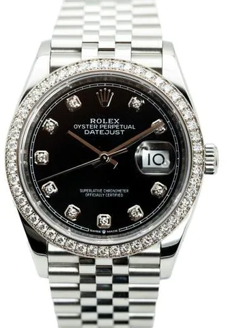 Rolex Datejust 36 126284RBR 36mm Stainless steel Black