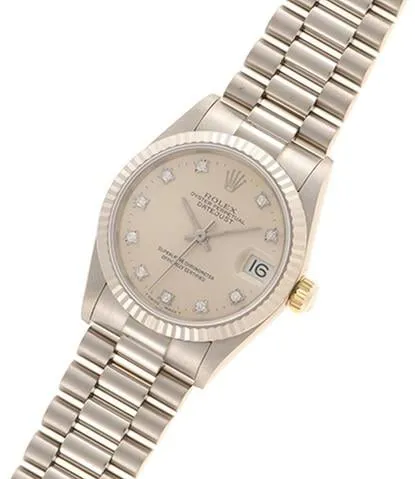 Rolex Datejust 68279G 31mm White gold Silver 1