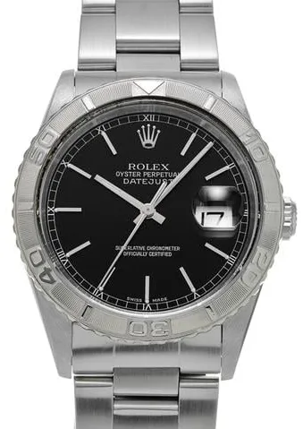 Rolex Datejust Turn-O-Graph 16264 36mm Stainless steel Black